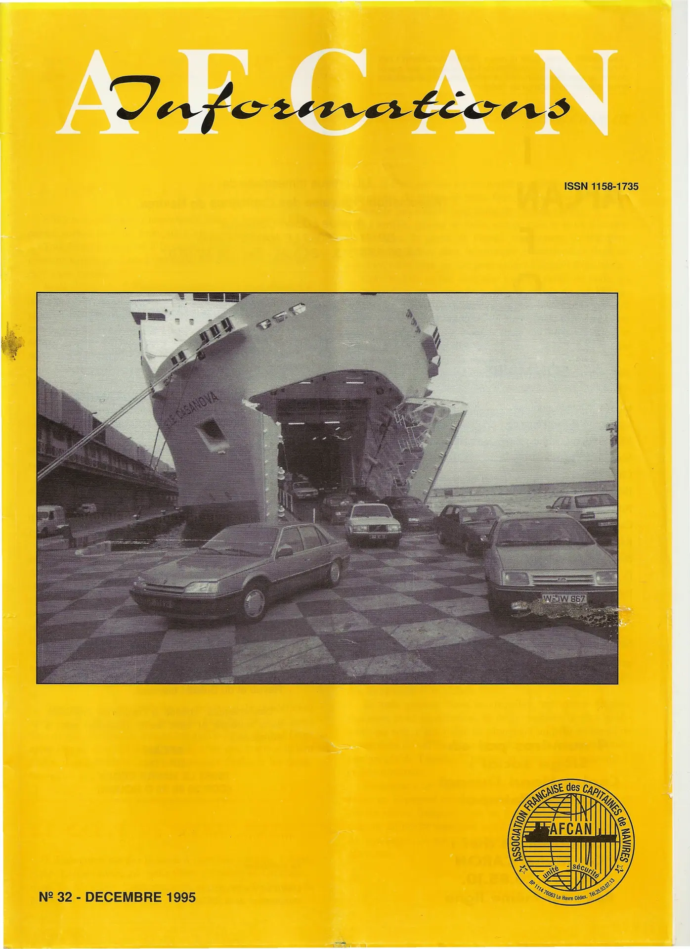Lire la suite à propos de l’article AFCAN Informations n°32