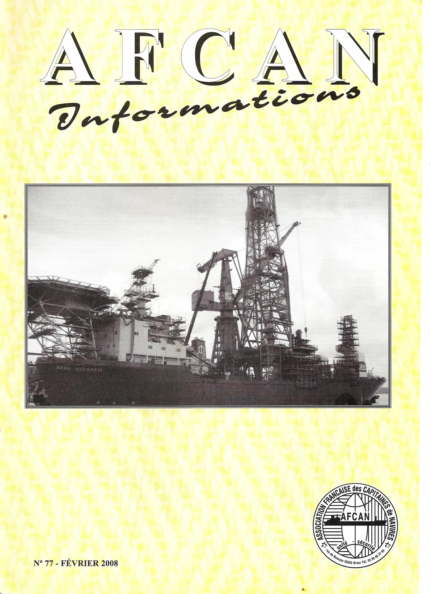 Lire la suite à propos de l’article AFCAN Informations n°77